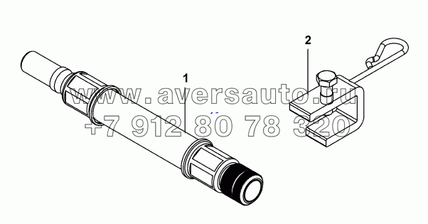 3106A-ZB3 Удлиненный нипель