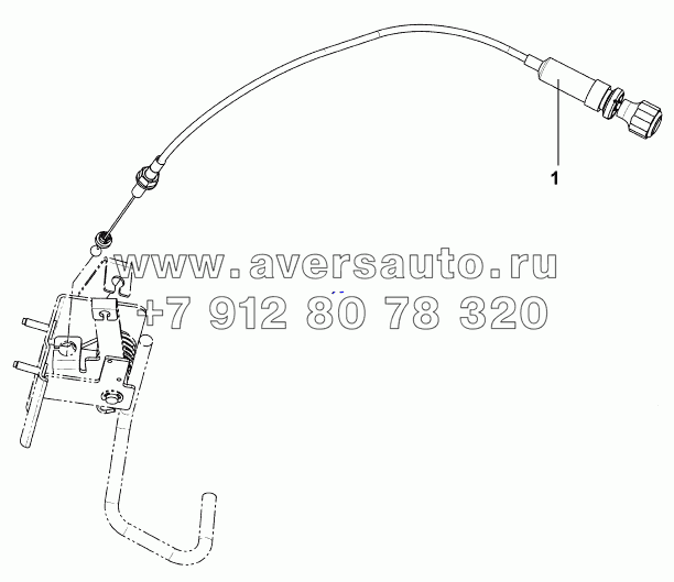 1108J-C0100 Механизм управления акселератором холостого хода в сборе