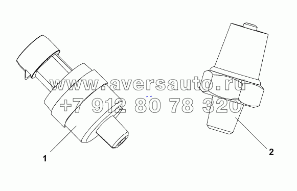 3816C-C0100 Датчик предупреждения пневматического давления