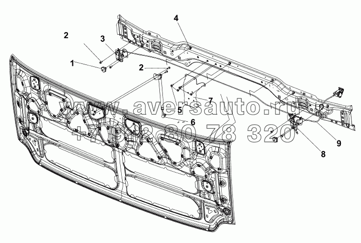 5301E-C0100 Конструкция передней панели