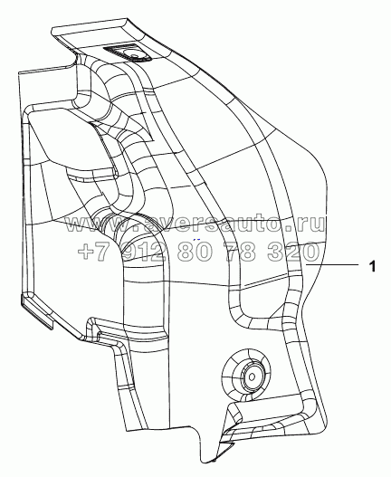 5305C-C0100 Защитная панель пучка проводов