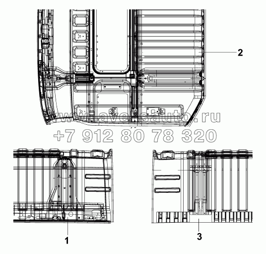 5701A-C0300 Сварочное соединение крышы кабины