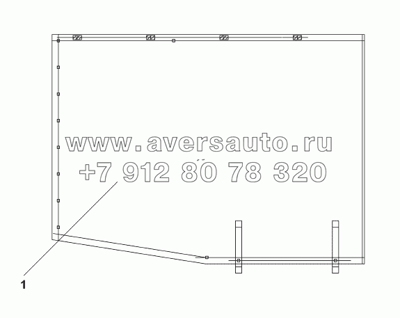 8205A-C0300 Оконная штора