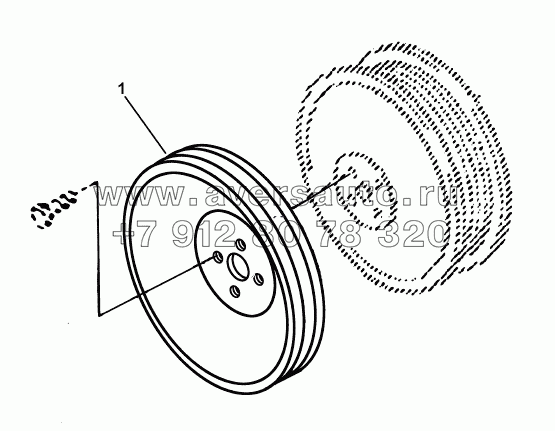 PA9001 Блок шкива приводного приспособления