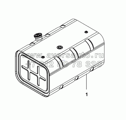 1101F-T0400 Компоновка топливного бака