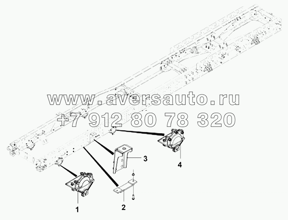 2901C-T1401 Кронштейны передней подвески