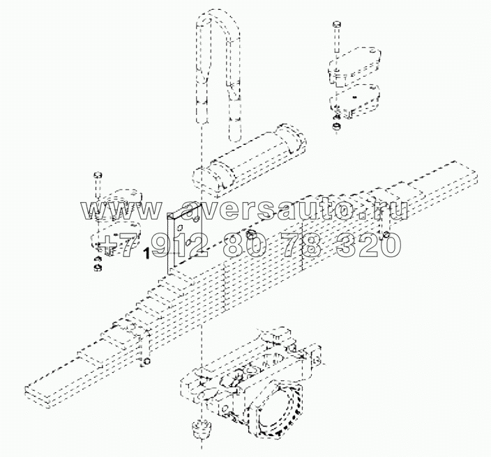 2904G-ZXC97 Ограничитель осевого перемещения балансирной подвески