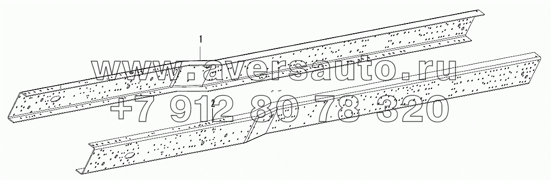 2801A-ZXC97 Лонжероны рамы