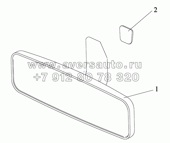 Внутреннее зеркало заднего вида