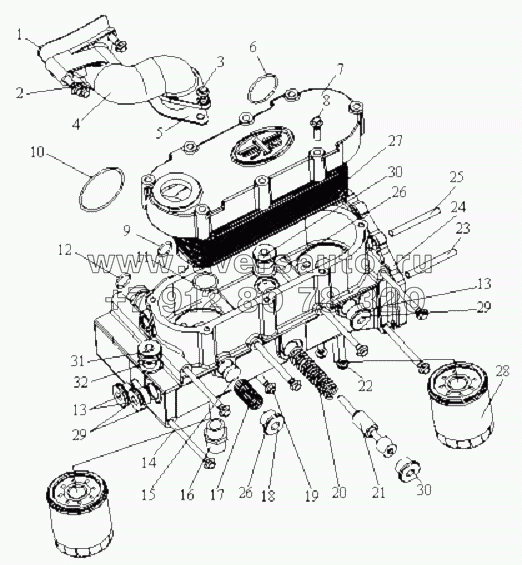 Масляный охладитель