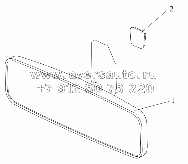 Внутреннее зеркало заднего вида