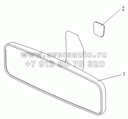 Внутреннее зеркало заднего вида