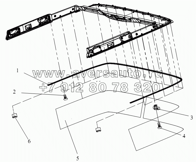 Блок облицовка крыши (плоская крыша)