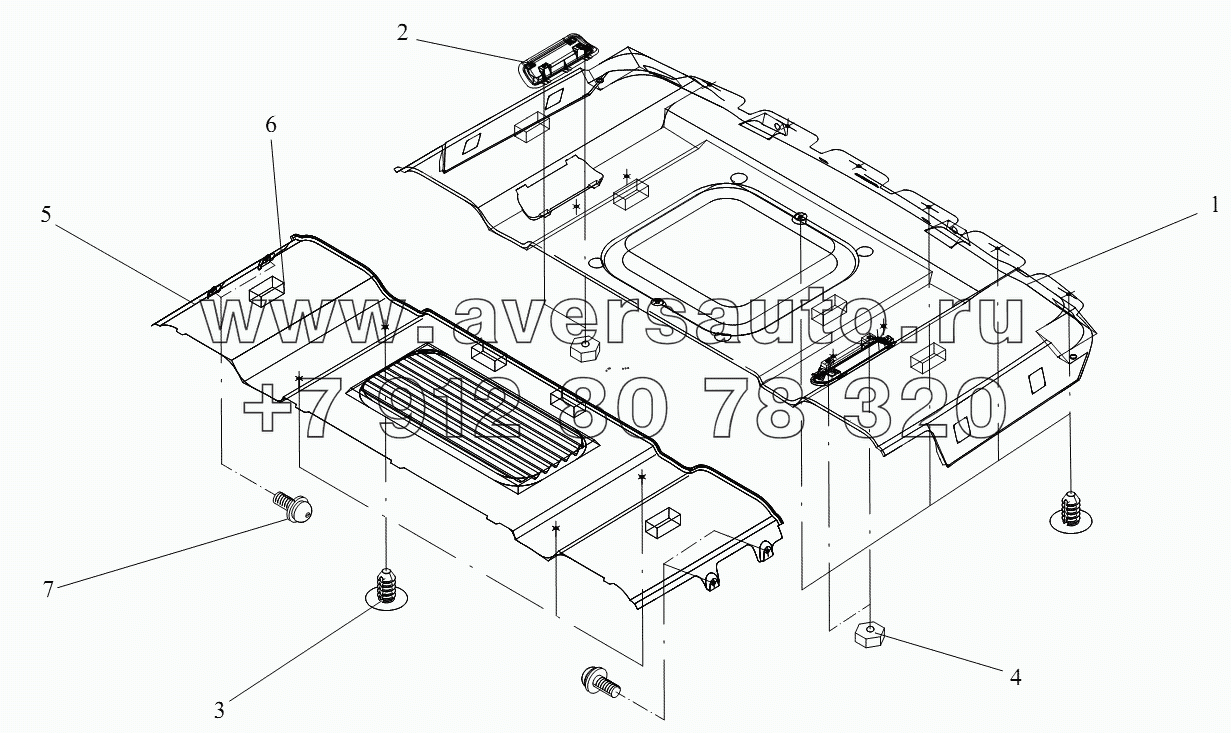 Блок облицовки крышки (I) ( плоская крышка, окно крыши)