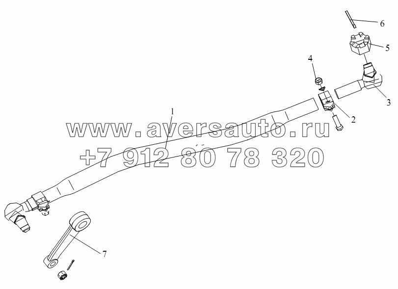 Поворотный продольный рычаг (F7N)