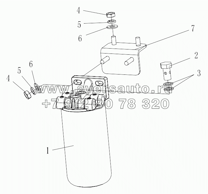  SPIN-ON FUEL FILTER