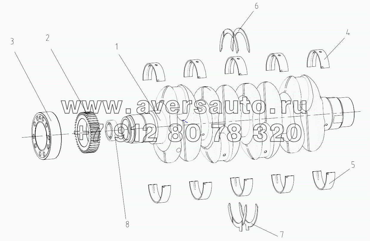  CRANKSHAFT AND BEARING