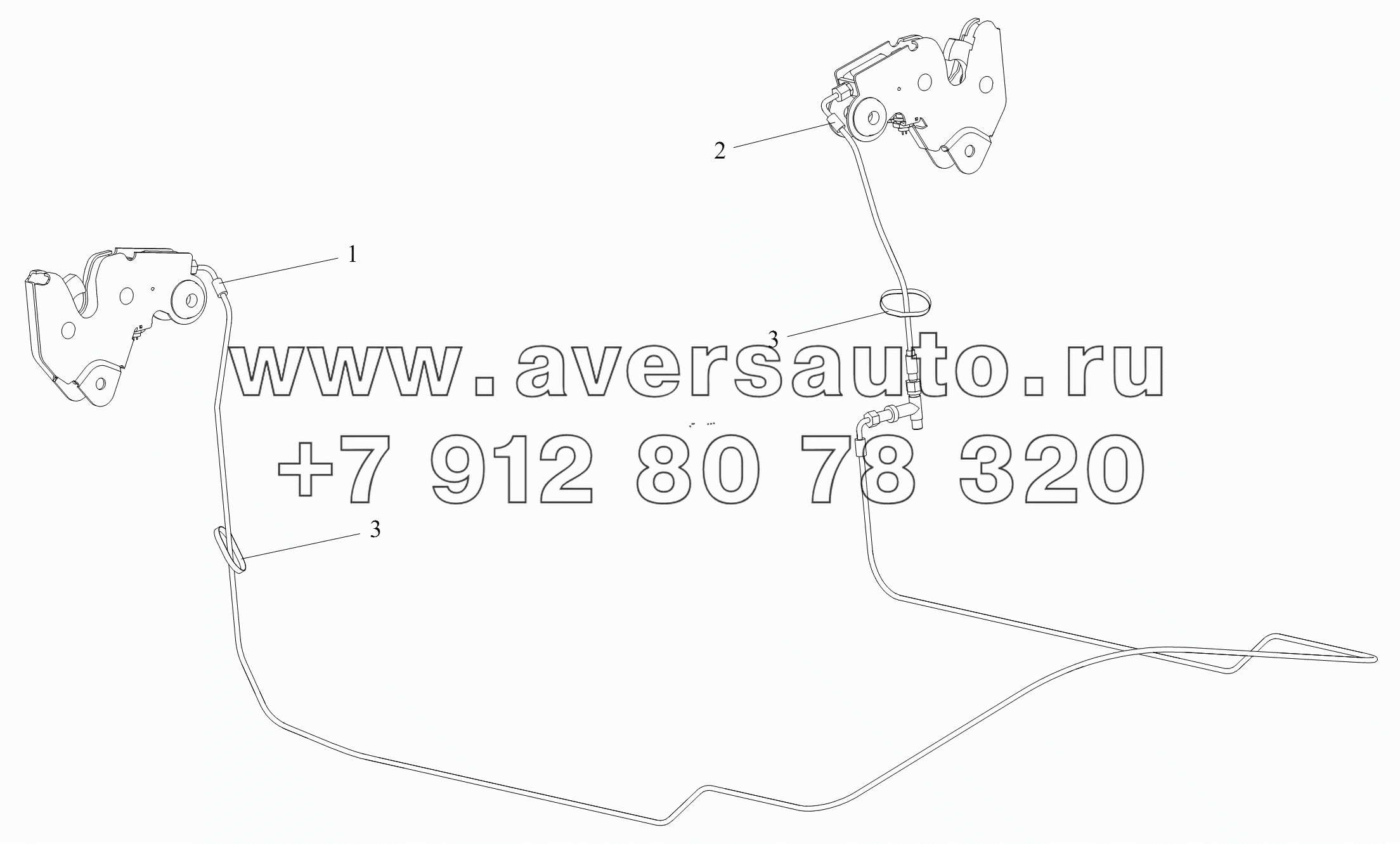 Механизм управления опрокидыванием кабины (II)