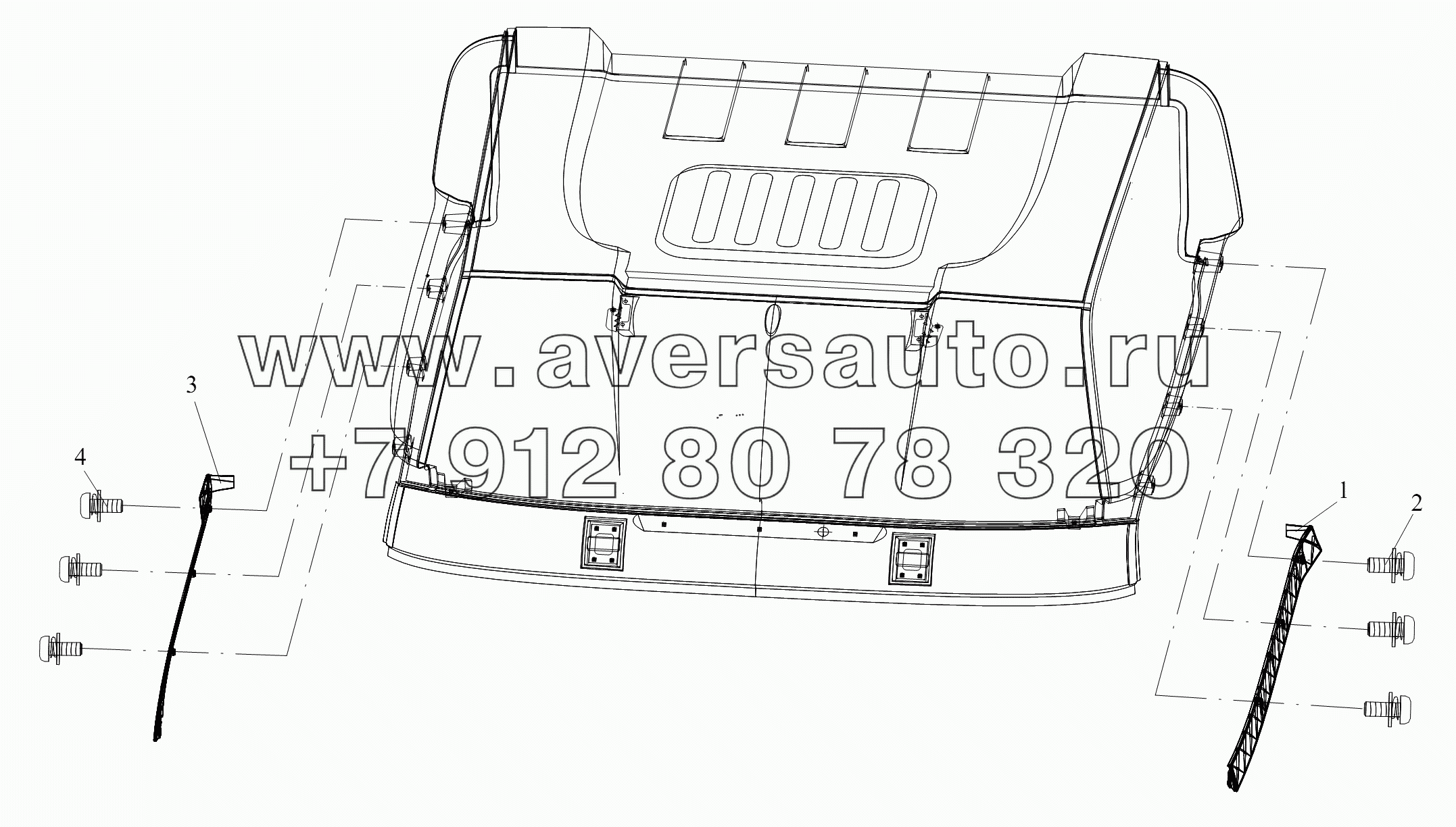Молдинги крыши
