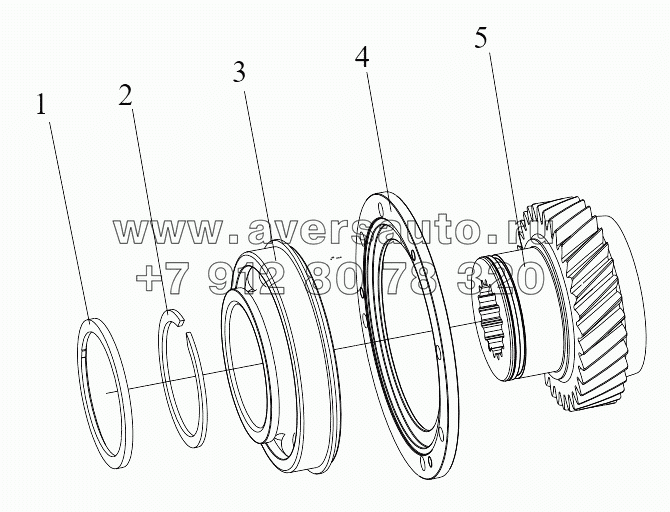 Auxiliary Transmission Drive Gear