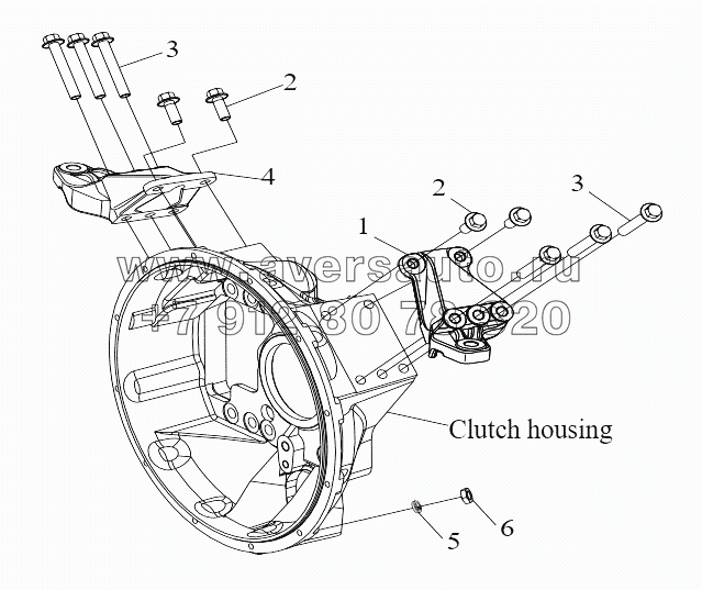  Rear Mounting, Powertrain