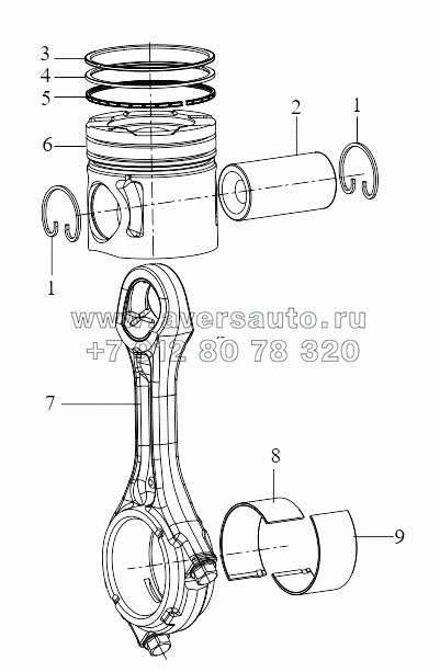  Piston and Connecting Rod