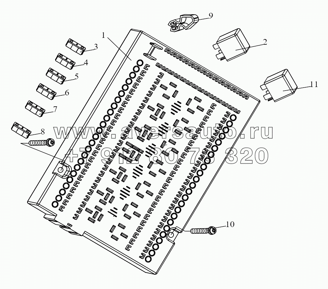  Fuse Case Assembly with Relays