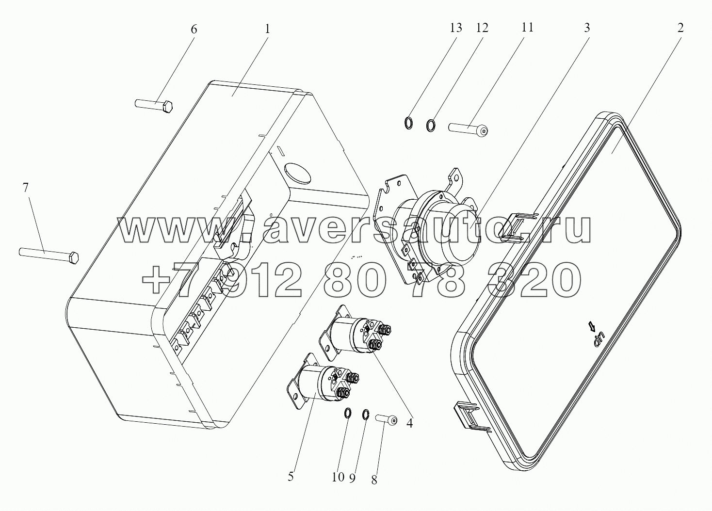  Power Supply Distribution Box with Electrical Equipment