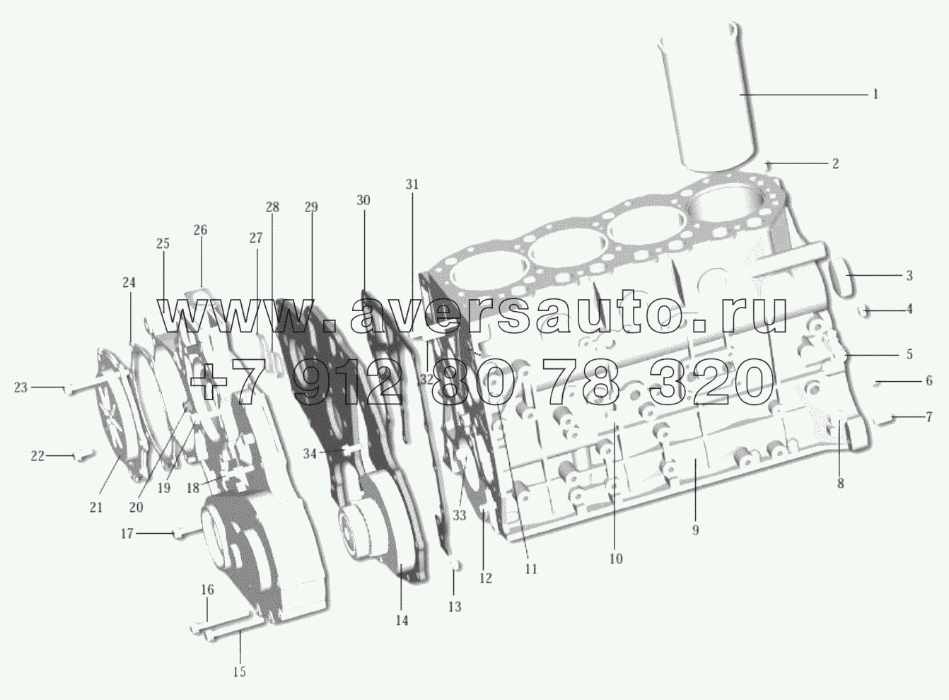  Cylinder block and drain switch assembly