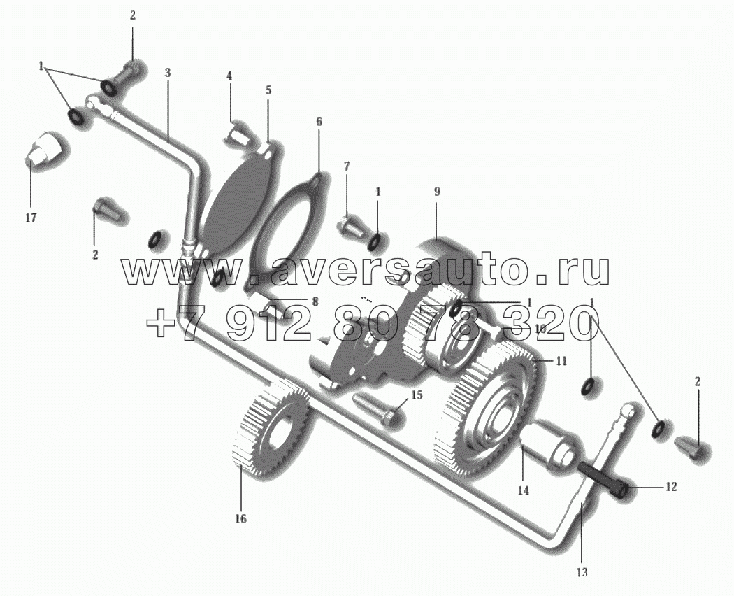  Transmission gear - hydraulic pump