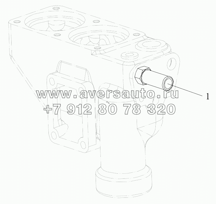  Штуцер возврата мочевины
