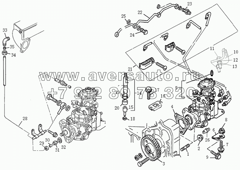 1S10411000101 Двигатель в сборе (топливная система)