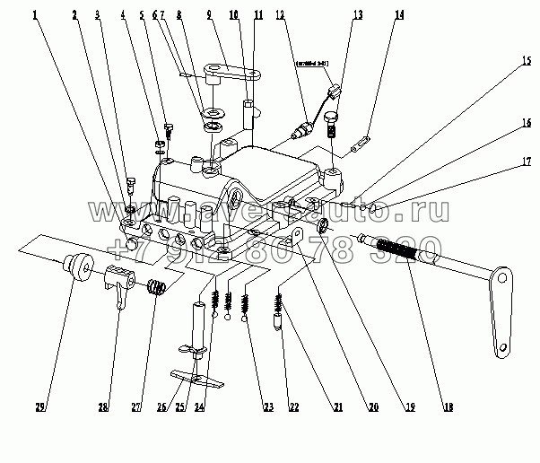 Крышка коробки передач