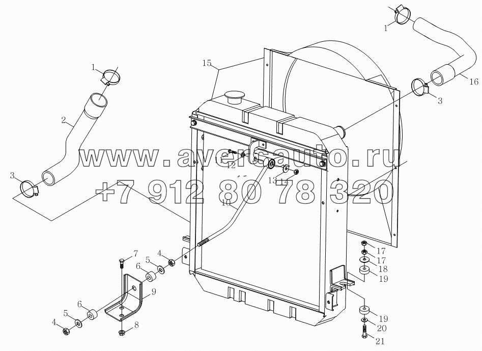 1S10891300104 Система охлаждения