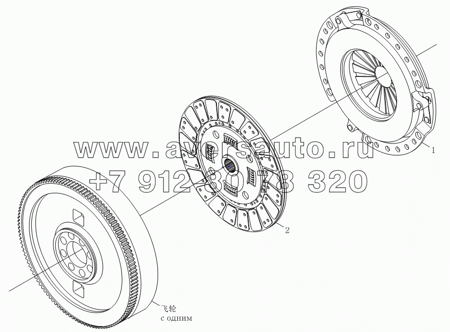 1S10891610101 Установка сцепления