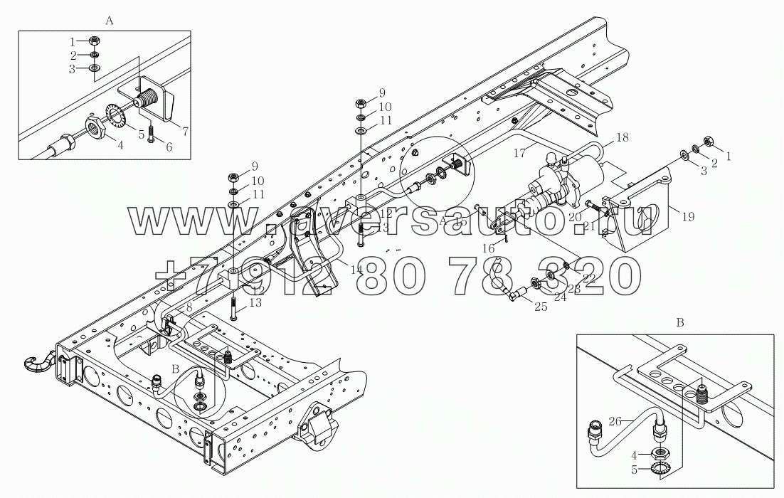 1S10691620110 Механизм управления сцеплением