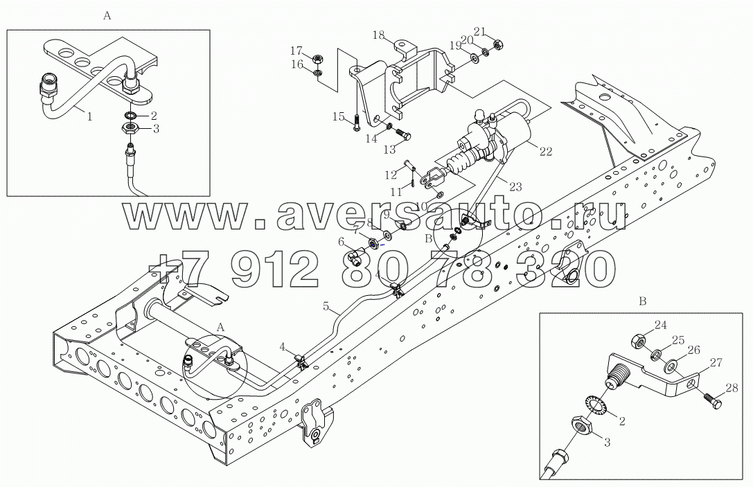 1S10591620106 Установка механизма управления сцеплением