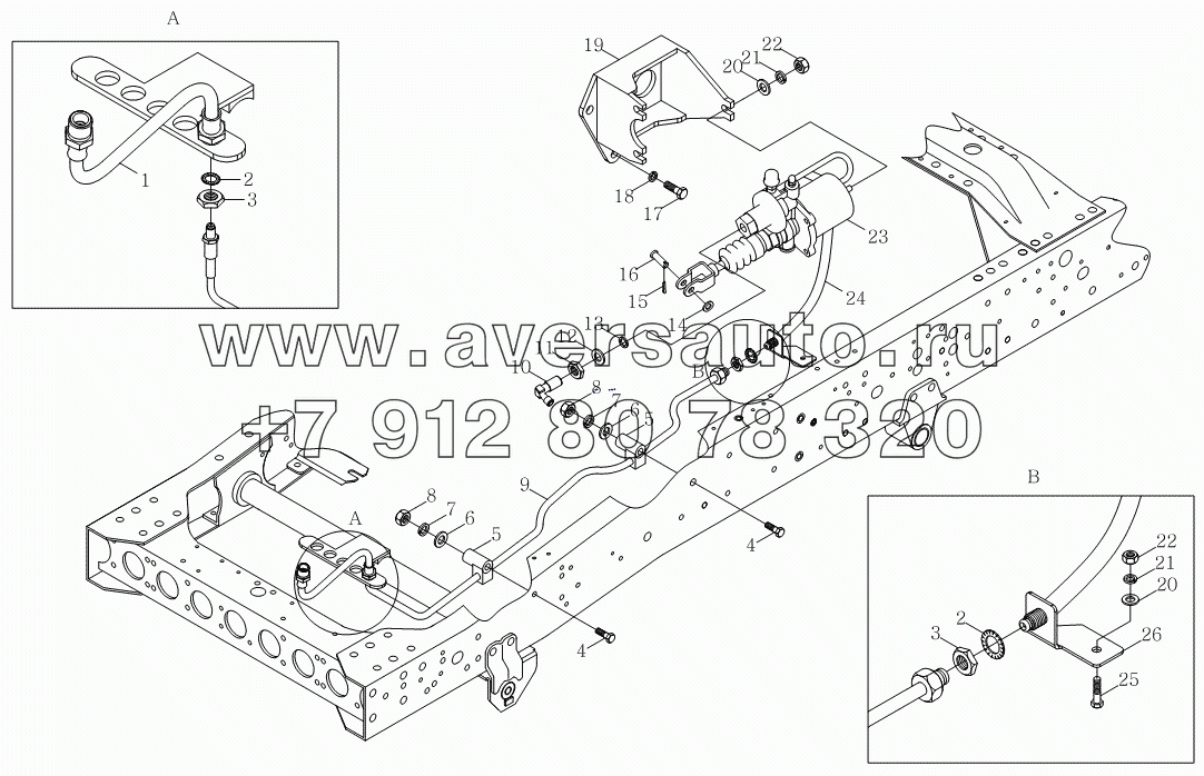 1S10891620107 Механизм управления сцеплением