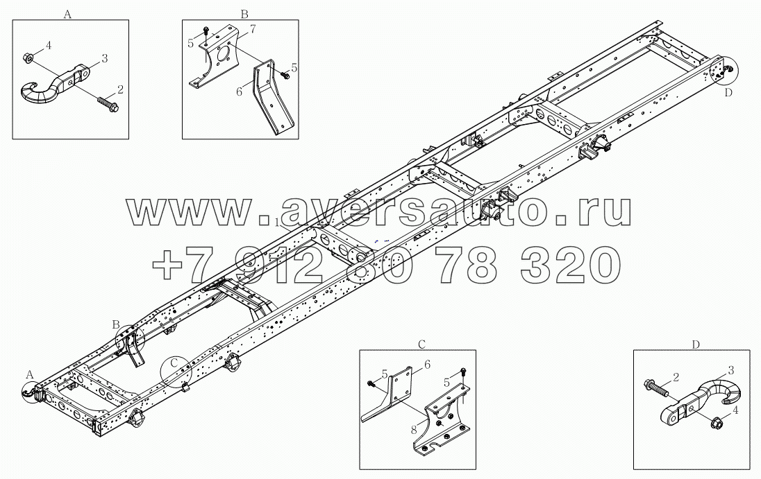 1S10892800108 Рама