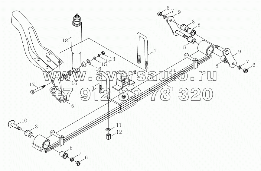 1S10592920102 Передняя подвеска