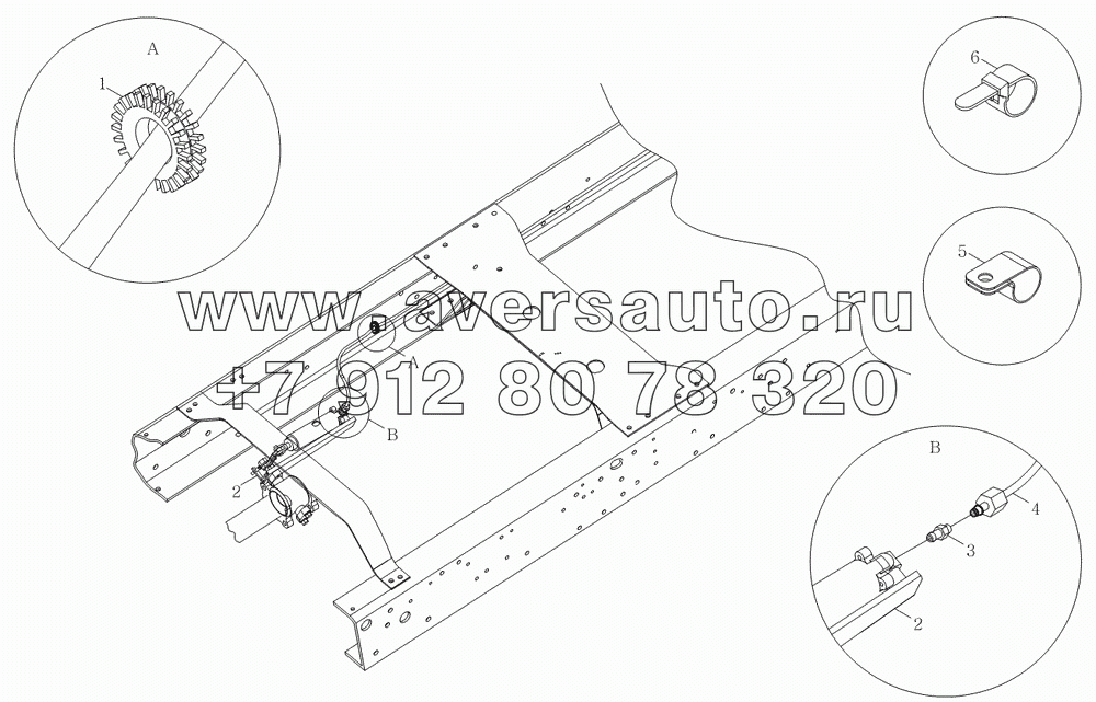 1S10693500110 Устройство вспомогательного тормоза