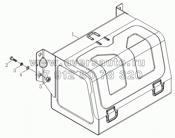 1S10463920103 Ящик для инструмента