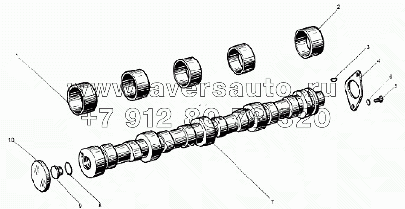 1S10891000112 Кулачковый вал