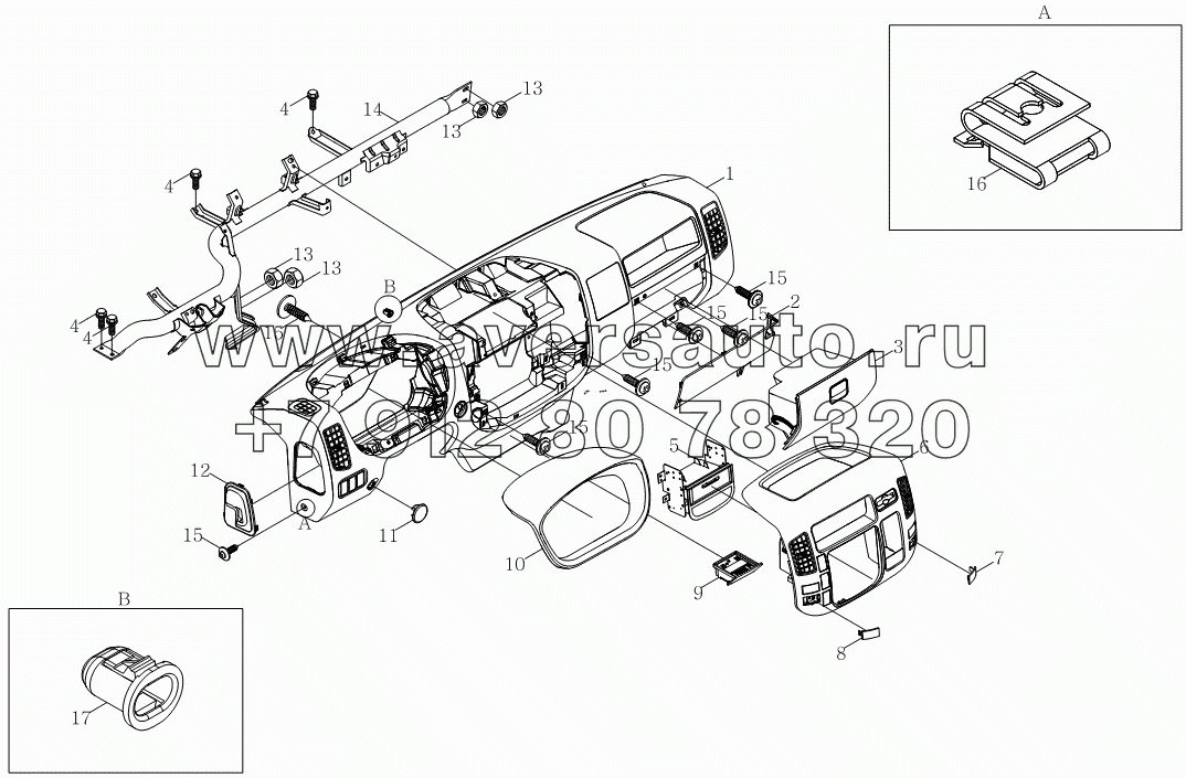 1SB2005350101 Приборная доска