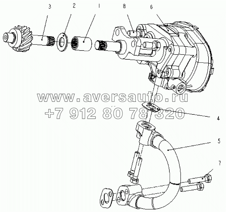 1S10591000115 Масляный насос