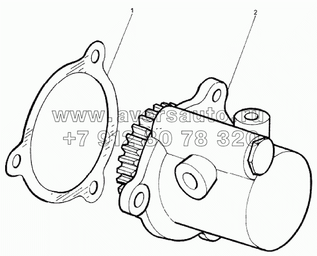 1S10891000112 Динамический насос рулевого механизма