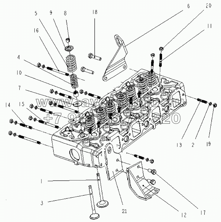 1S10591000115 Головка цилиндра