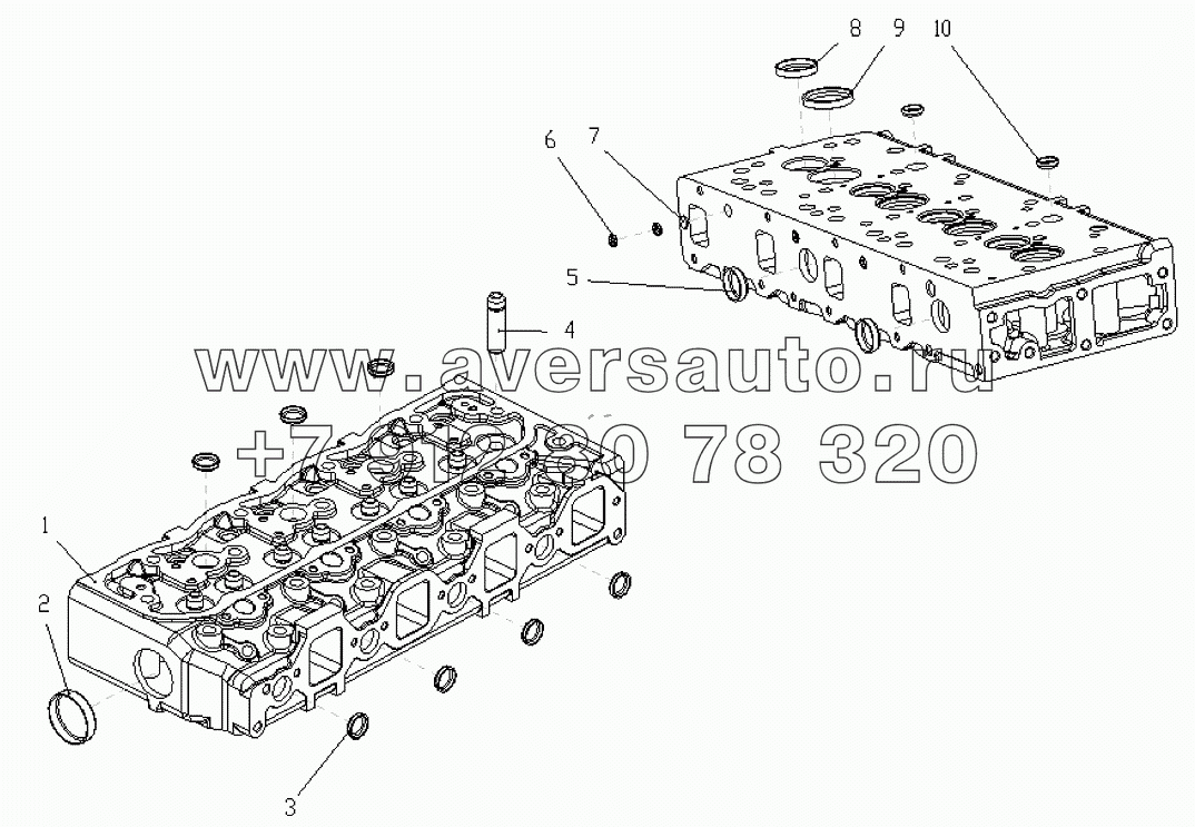 1S10591000115 Соединительная часть головки цилиндра