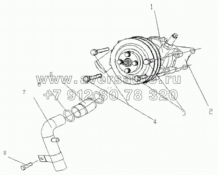1S10591000115 Водяной насос