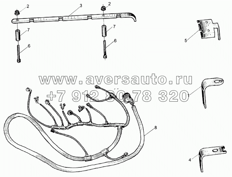 1S10891000112 Блок жгута двигателя